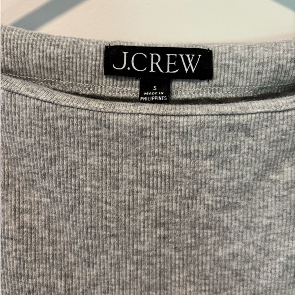 J.Crew Ribbed Boatneck Tee - Picture 2 of 5